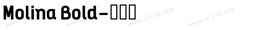Molina Bold字体转换